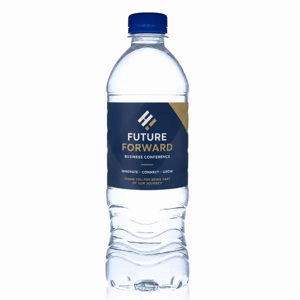 16.9 oz Standard Custom Label Water Bottles - Custom Cups Now