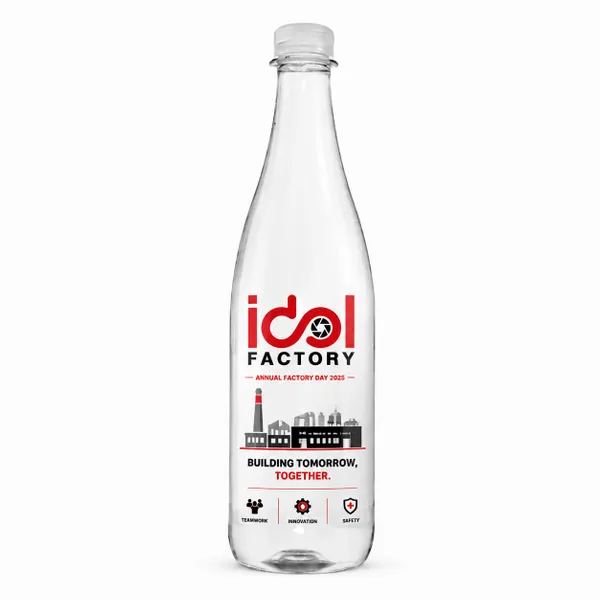 16.9 oz Champagne Style Water Bottle - Custom Cups Now