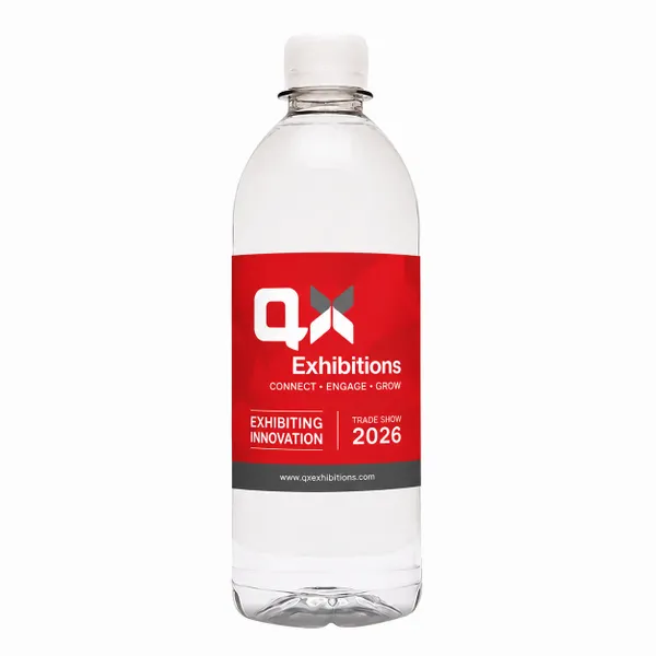 16.9 oz Light Blue Water Bottle - Custom Cups Now