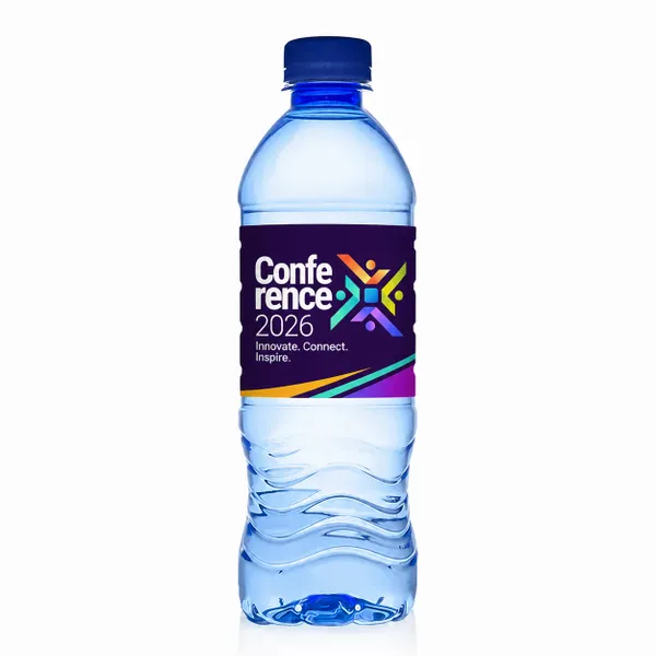 16.9 oz Blue Water Bottle - Custom Cups Now