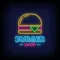 Burger Shop Neon Sign - Custom Cups Now