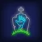 Gravestone Zombie Hand Neon Sign - Custom Cups Now