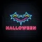Halloween Neon Sign with Bat - Custom Cups Now