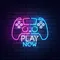 Play Now Neon Sign - Custom Cups Now