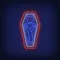 Vampire Coffin Neon Sign - Custom Cups Now