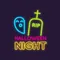 RIP Ghost Halloween Night Neon Sign - Custom Cups Now