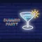 Summer Party Neon Sign - Custom Cups Now