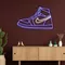 Sneaker Blue White Neon Sign - Custom Cups Now