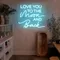 I Love You To The Moon And Back Neon Sign - Custom Cups Now