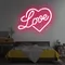 Heart Love Neon Sign - Custom Cups Now