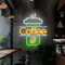 Coffee Neon Sign - Custom Cups Now