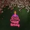 Happy Birthday Wishes Neon Sign - Custom Cups Now