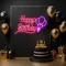 Happy Birthday Glow Neon Sign - Custom Cups Now