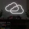 Twin Cloud Neon Signs - Custom Cups Now