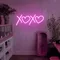XOXO Heart Pink Neon Sign - Custom Cups Now