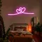 Infinity Heart Pink Neon Sign - Custom Cups Now