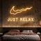 Nike Just Relax Neon Sign - Custom Cups Now