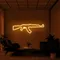 Cool Rifle Neon Sign - Custom Cups Now