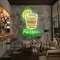 Pub Open Sip Glass Neon Sign - Custom Cups Now