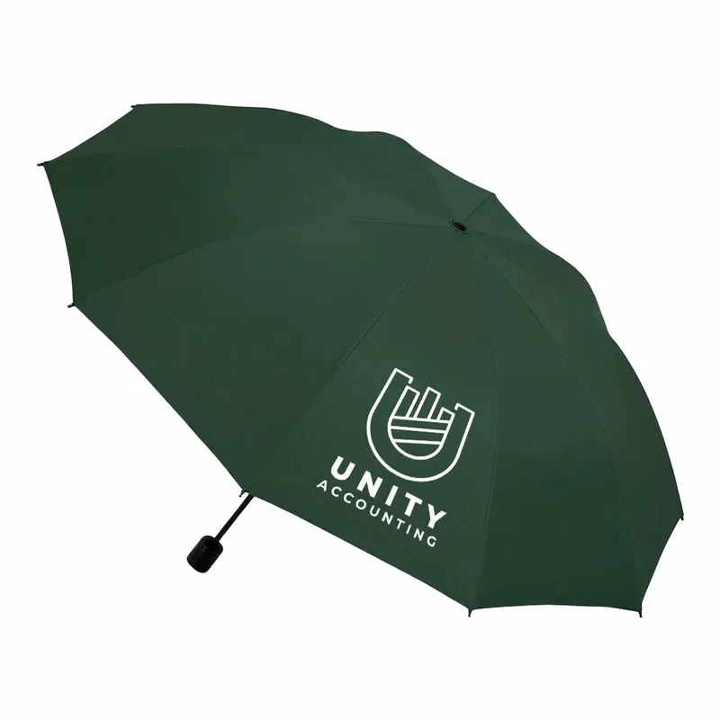 Auto Folding Umbrella - 42 In Arc - Custom Cups Now