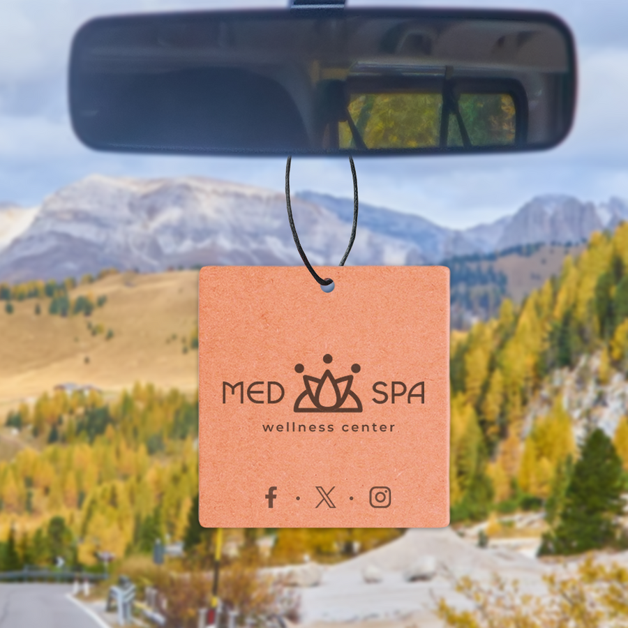 Eco Kraft Paper Air Freshener - Custom Cups Now