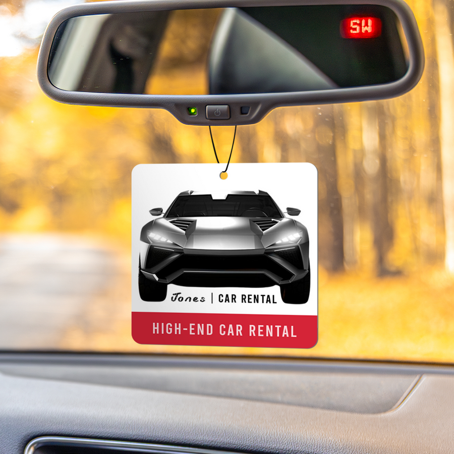 Customized Car Air Freshener - Custom Cups Now