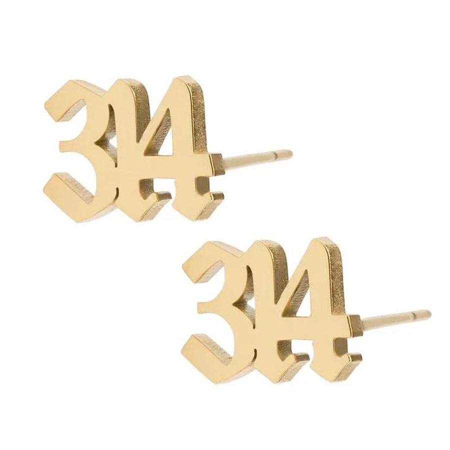 Die Struck Metal Earrings - Custom Cups Now