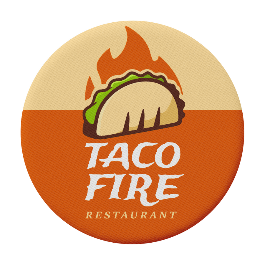 Woven Button Pins - Custom Cups Now