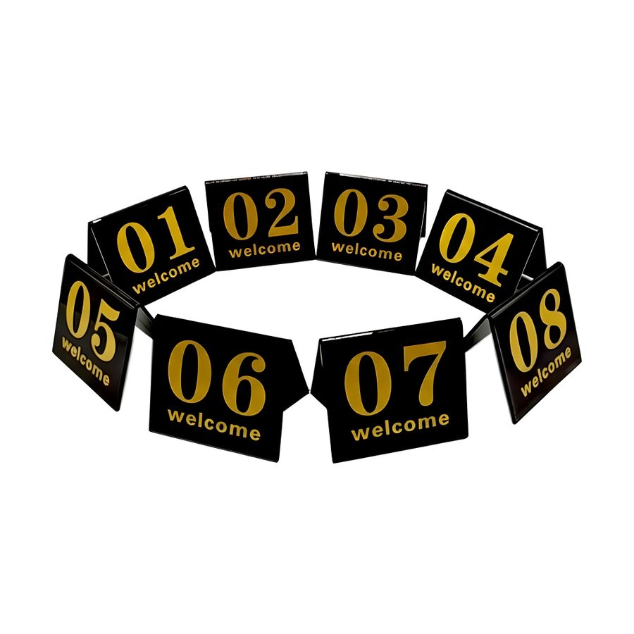 Tent Table Numbers - Custom Cups Now