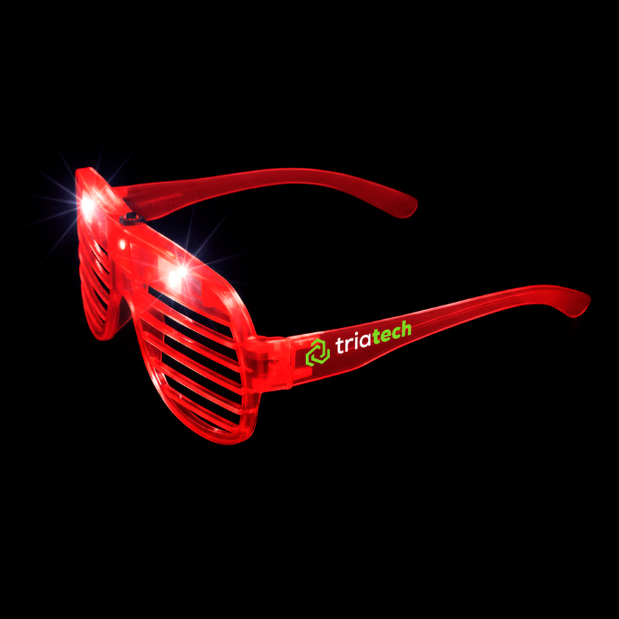 Light-Up LED Slotted Glasses - Custom Cups Now