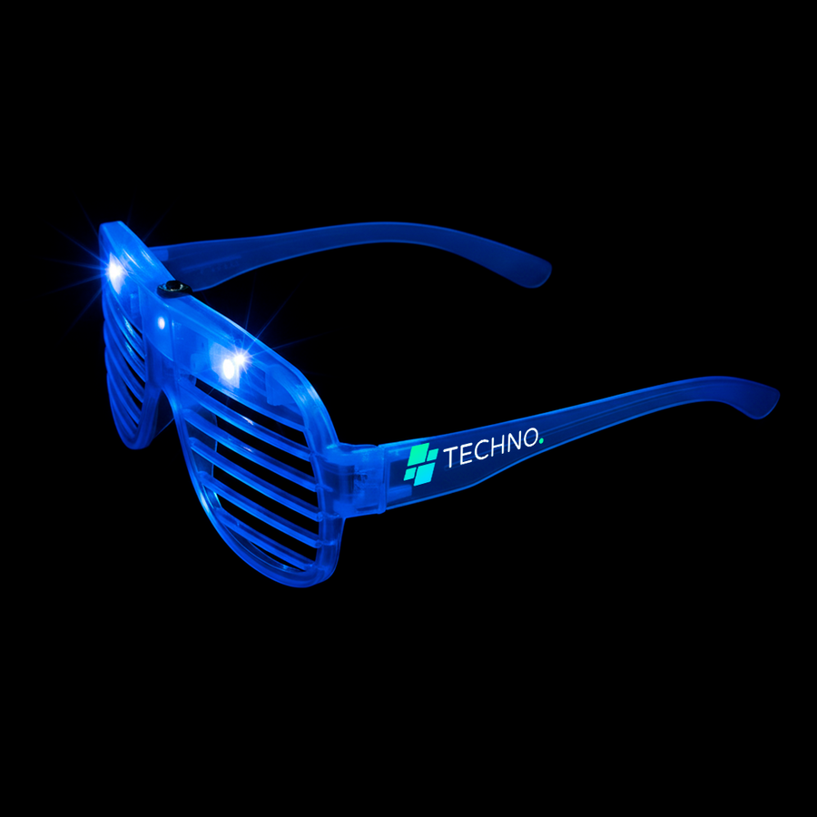 Light-Up LED Slotted Glasses - Custom Cups Now