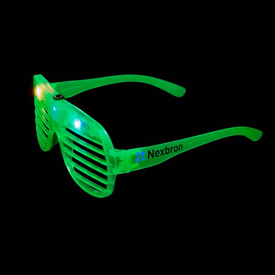 Light-Up LED Slotted Glasses - Custom Cups Now