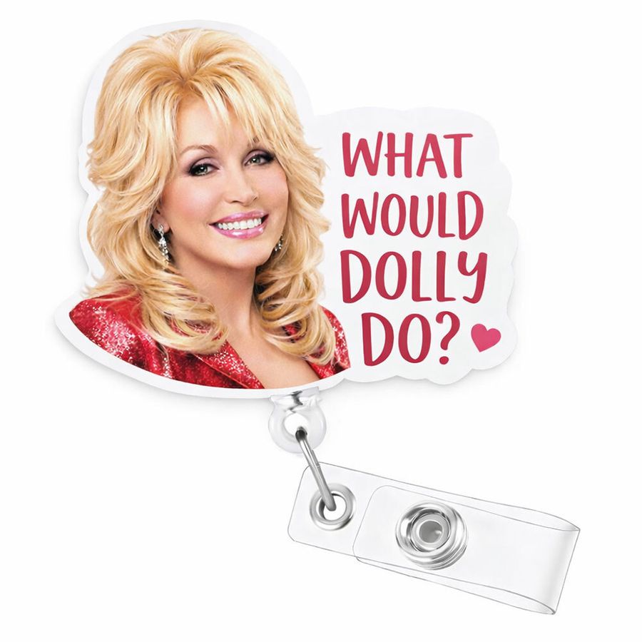 Custom Shape Acrylic Badge Reel - Custom Cups Now