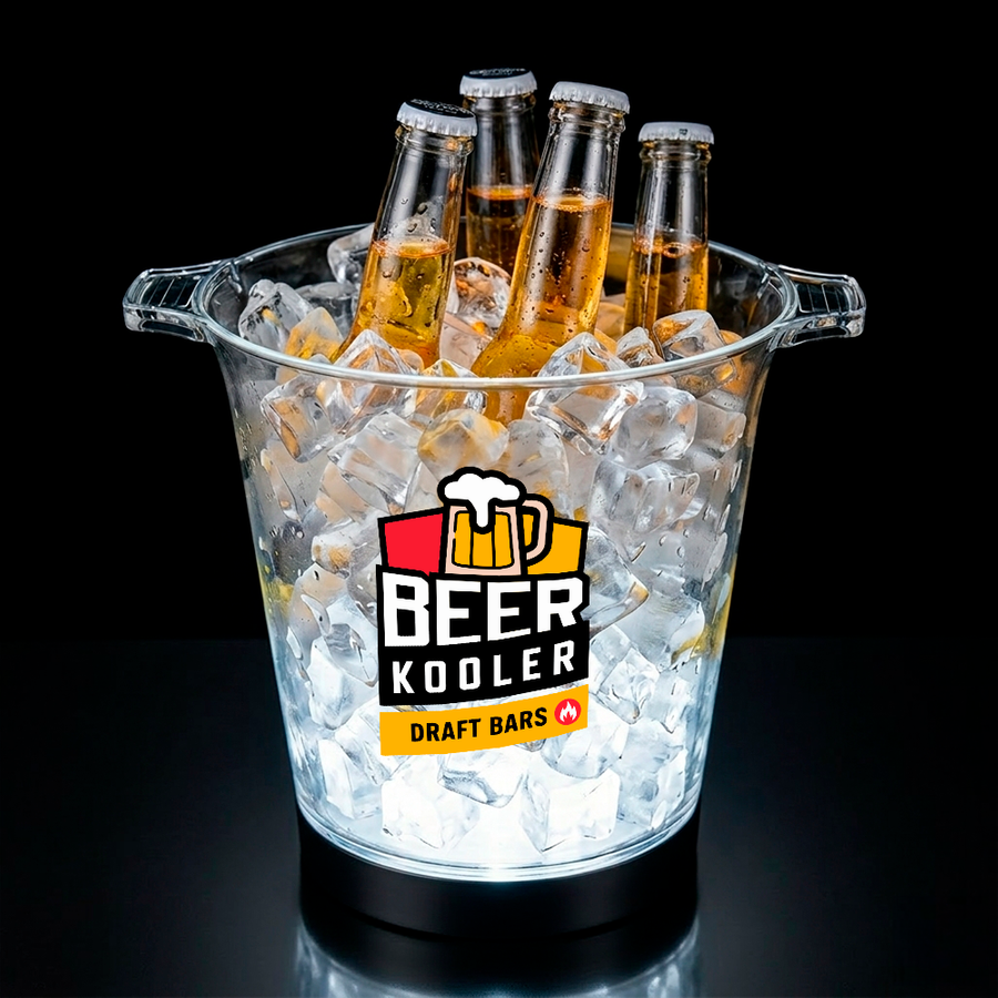 Multi-Color Light-Up Drink Buckets - Custom Cups Now