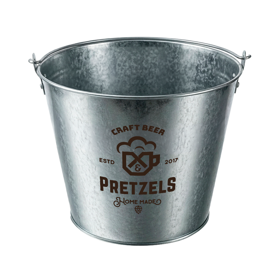Tinplate Beer Buckets & Opener Combo - Custom Cups Now