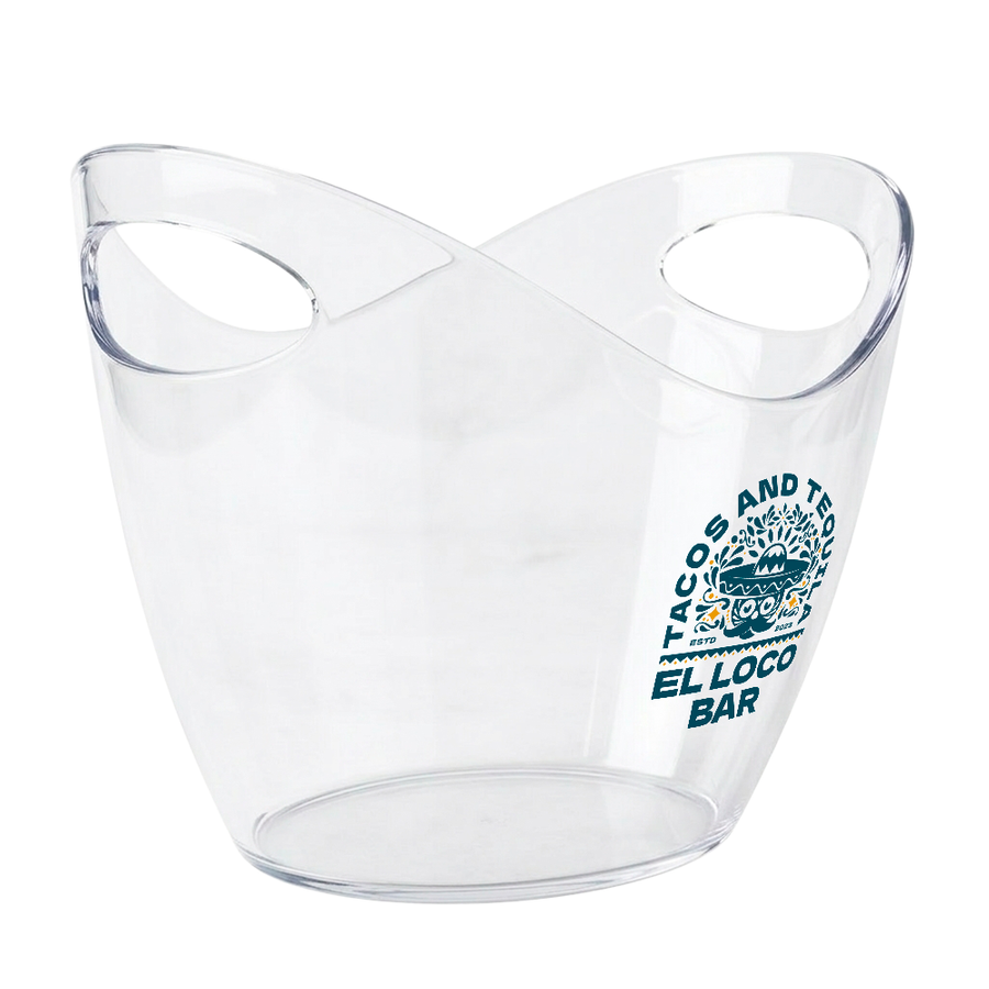 Curved Dual-Handle Drink Buckets - Custom Cups Now