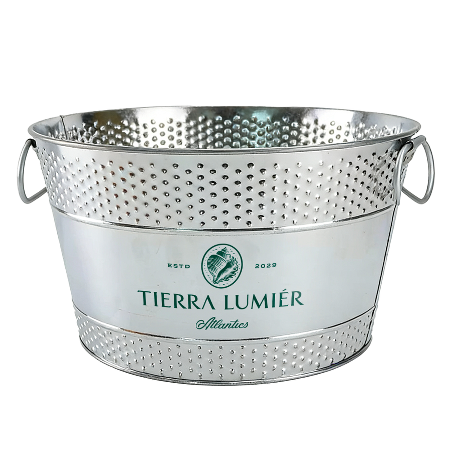Galvanized Beverage & Ice Buckets - Custom Cups Now