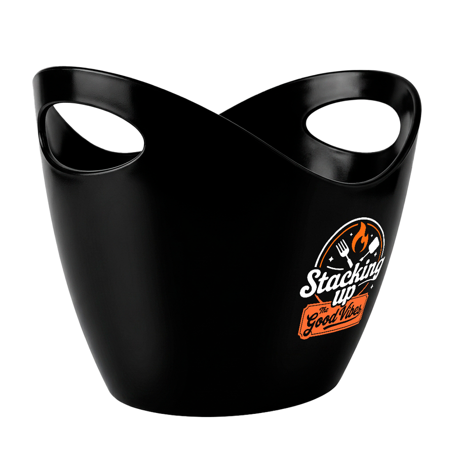 Curved Dual-Handle Drink Buckets - Custom Cups Now