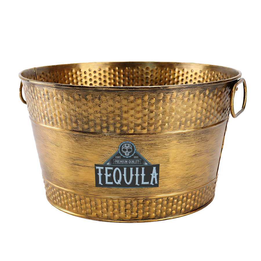 Galvanized Beverage & Ice Buckets - Custom Cups Now
