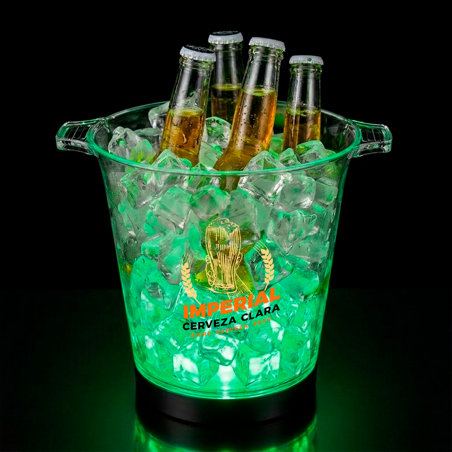 Multi-Color Light-Up Drink Buckets - Custom Cups Now
