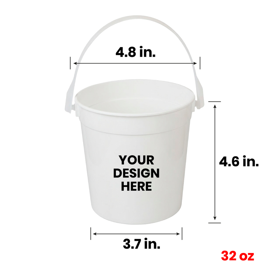 Colored Drink Buckets - Custom Cups Now