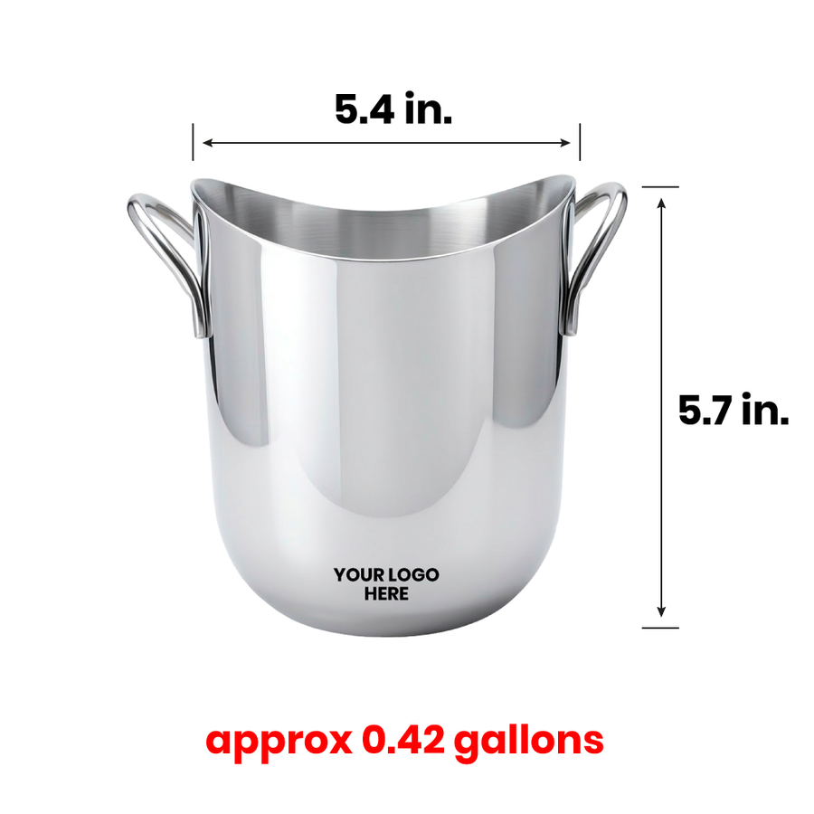 Stainless Steel Party Buckets - Custom Cups Now
