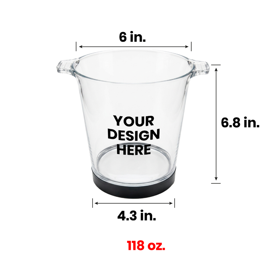 Multi-Color Light-Up Drink Buckets - Custom Cups Now
