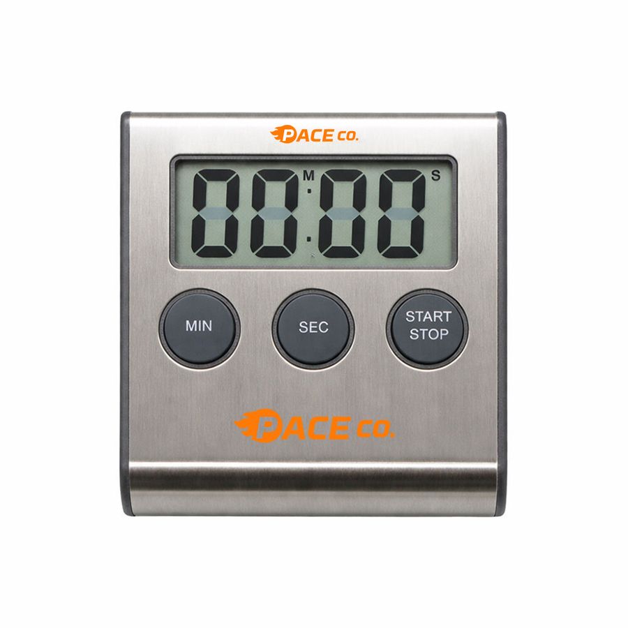 Brushed Steel Timers - Custom Cups Now
