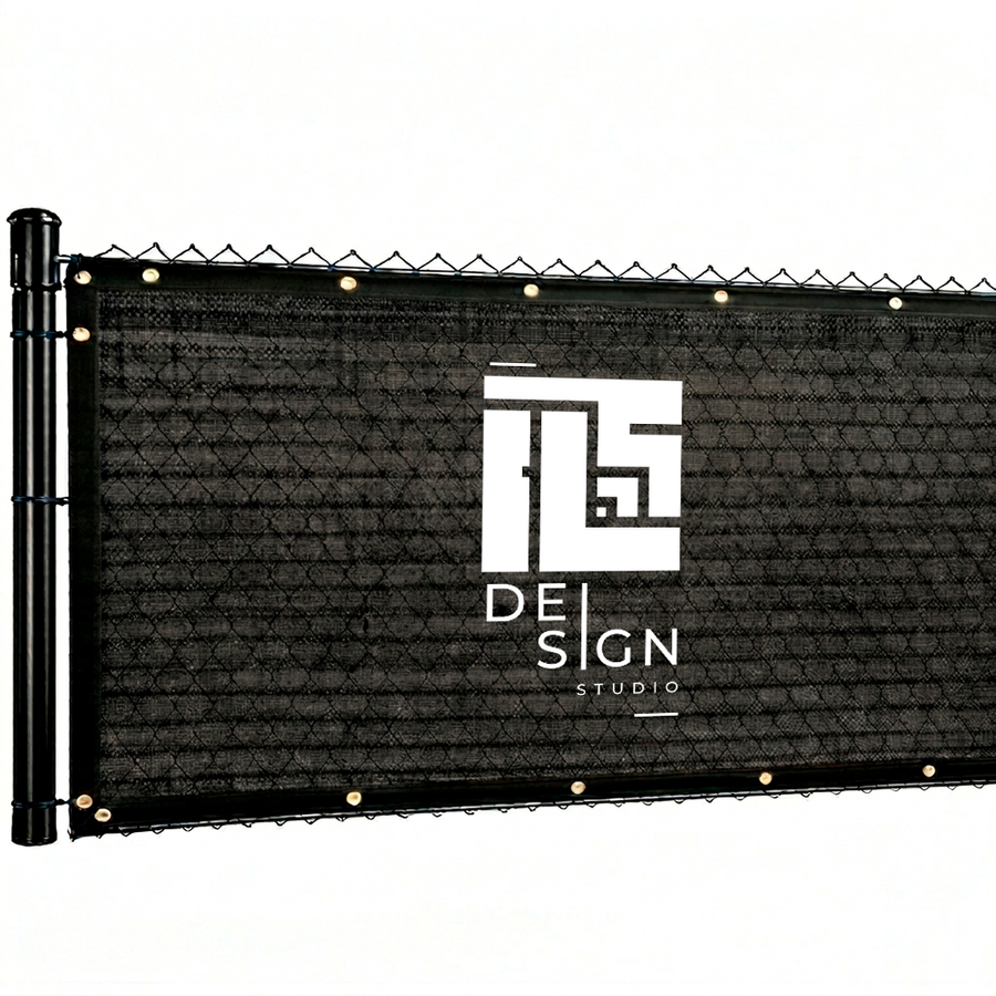Custom 85% Blockage Fence Screen - Custom Cups Now