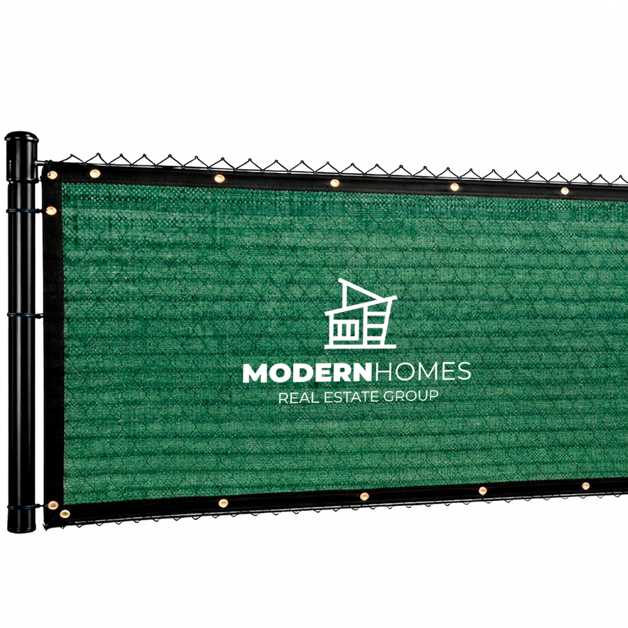 Custom 85% Blockage Fence Screen - Custom Cups Now