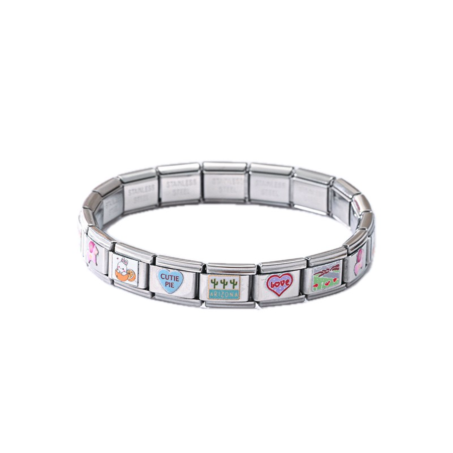 Italian Charm Bracelets - Custom Cups Now