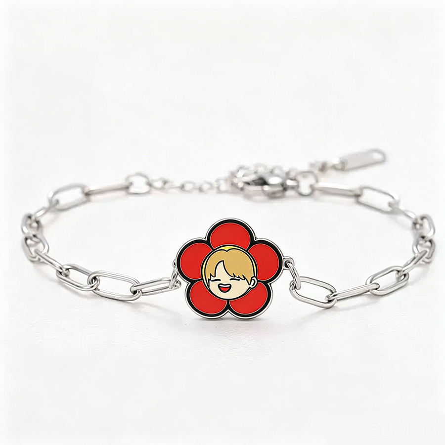 Hard Enamel Charm Bracelets - Custom Cups Now