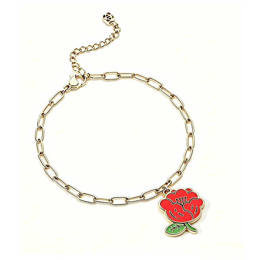 Hard Enamel Charm Bracelets - Custom Cups Now