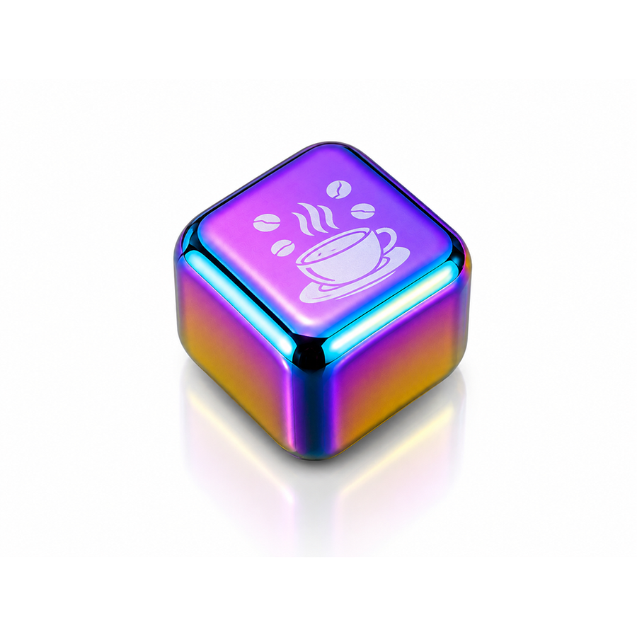Rainbow Stainless Steel Ice Cubes - Custom Cups Now